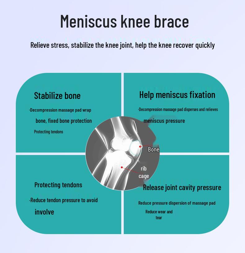 Japan Half-Moon Lightweight Knee Pad with Breathable Compression and Non-Slip Support for Mountain Climbing