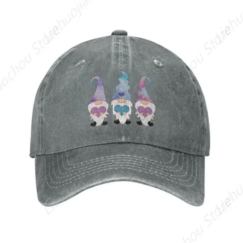 Fashion Cotton Galaxy Gnome Trio Baseball Cap Unisex Women Adjustable Dad Hat PerforUnisexce