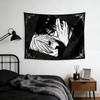 Dark Aesthetic Wall Tapestry for Teen Room Grunge Ins Style Gothic Decor for Boys Bedroom Feature Wall