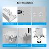 Magnetic Charging Cable Wall Mount Host Holder Bracket for PS 5 Slim with Headphone Controller Hanger Gaming Accessories