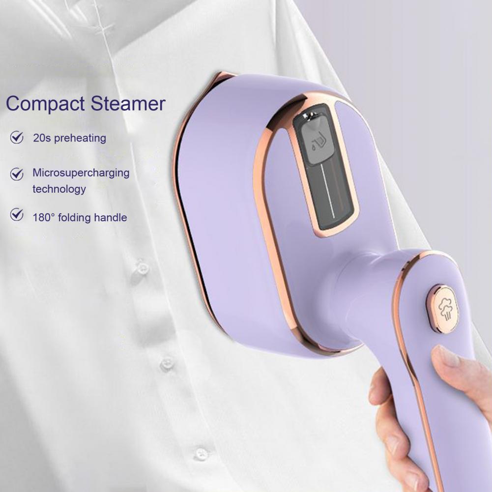 Travel Steamer Iron with Rotatable Handle Indicator Light Dry Wet Portable Mini Garment Steamer Electric Ironing Machine