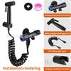 304 Stainless Steel High-Pressure Bidet Spray Gun for Toilets