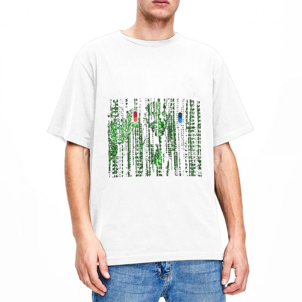 Heren Neo Film Morpheus The Matrix T-shirts Sciencefiction Puur Katoen Tops Vintage Korte Mouw Ronde Hals T-shirts Cadeau Idee T-shirt