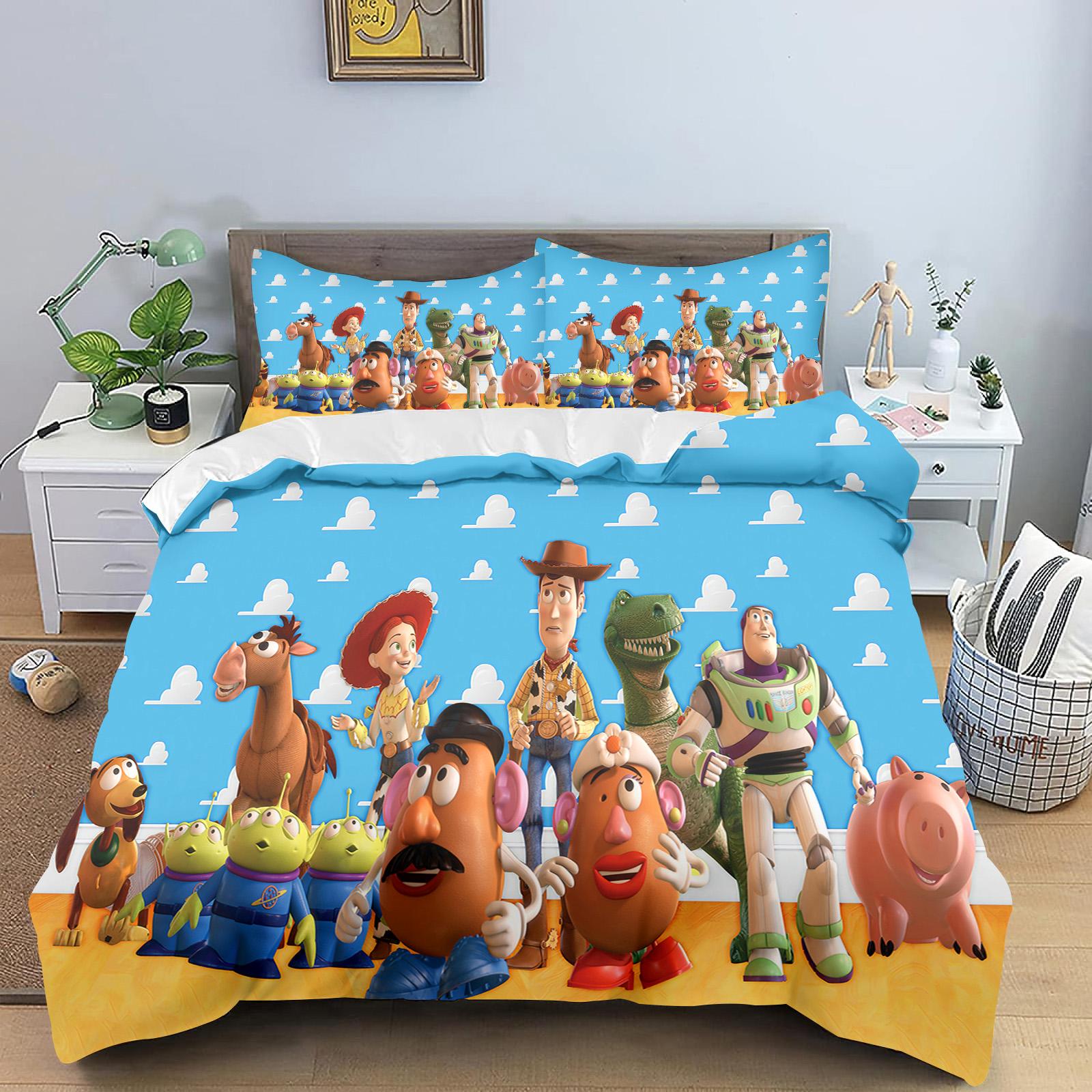 

Toy Story 3D Children S Bedding Set Duvet Cover Set Bedding Comforter Sets King Size 135x200cm