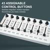 Wireless MIDI Controller BT Connection Mixing Console Wireless Controller W/ 8 Encoder Software Controls for Windows//Ios/Androi