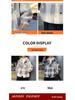 Men's Hooded Plaid Cotton Jacket - Spring/Autumn/Winter Workwear for Youth Students