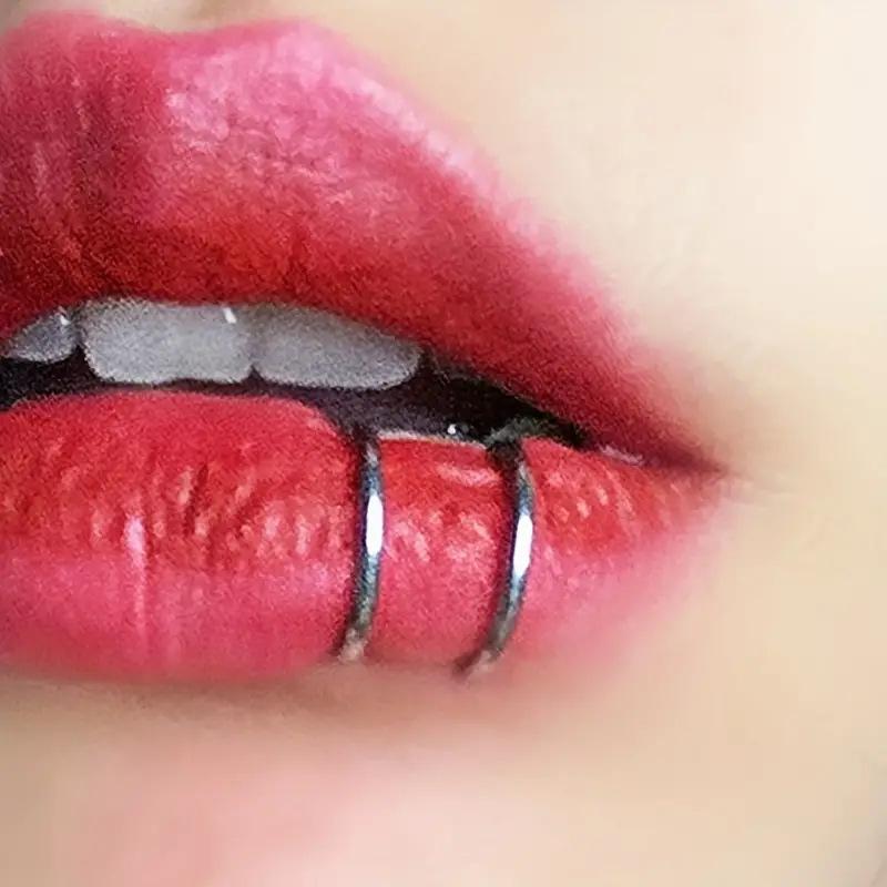 Lip Clip, Lip Ring, Earclip, Stainless Steel Personalized Free Piercing, Fake Stud Earrings, Atmosphere, Earbone Clip, Piercing Jewelry