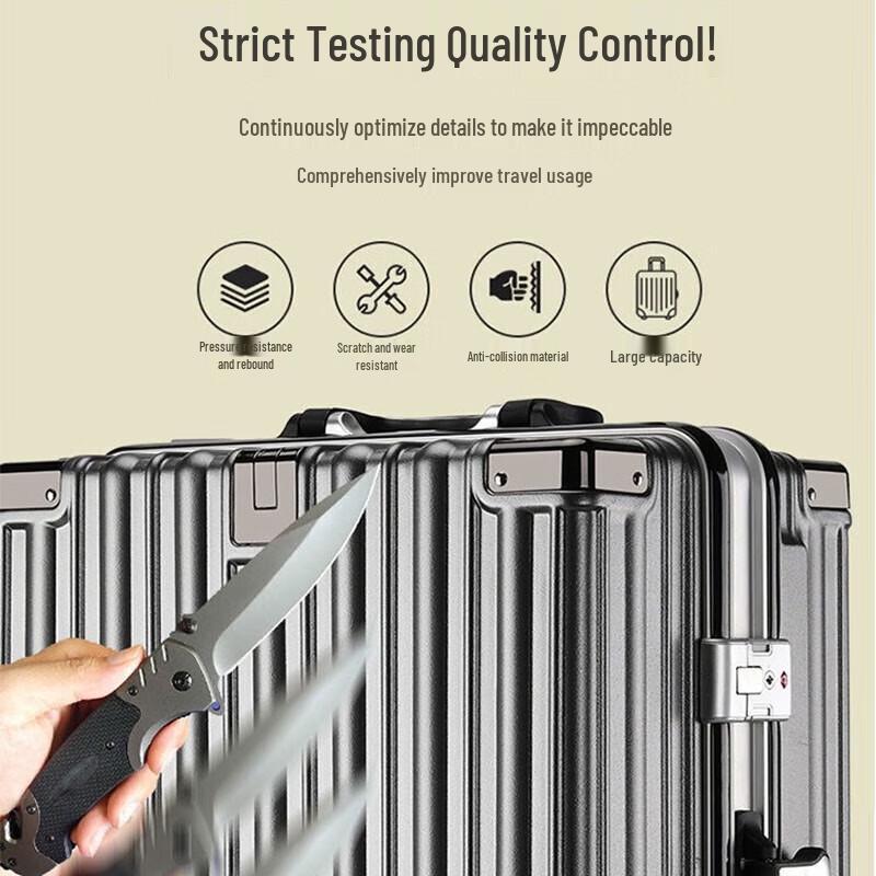 Shibird 28-inch Multi-functional Aluminum Frame Luggage