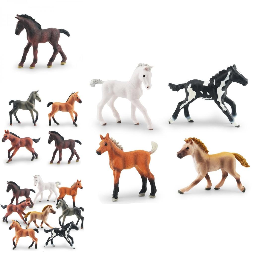 Pure Breed Horse Model With Plastic Material For Desktop Ornament And Collectors Item