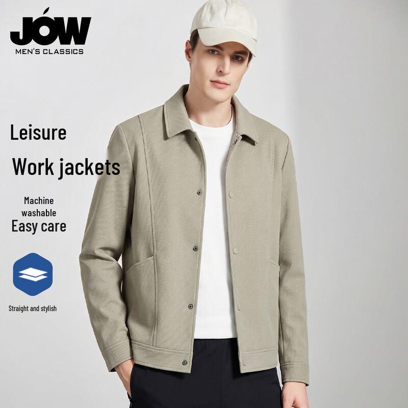 JOW Men's Casual Lapel Work Jacket