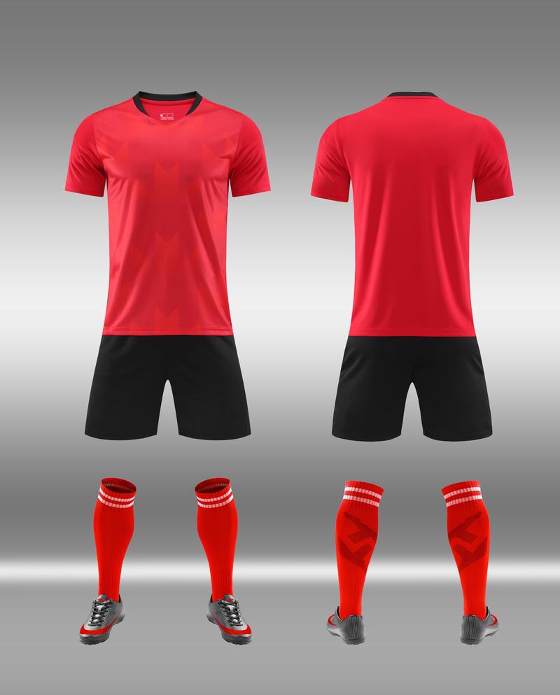 Village Team Football Jersey Set: Adult & Children Training Wear, Club Competition Sports Uniform.