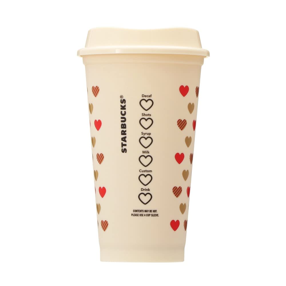 Starbucks Valentinstag 2023 Wiederverwendbarer Becher, 473ml