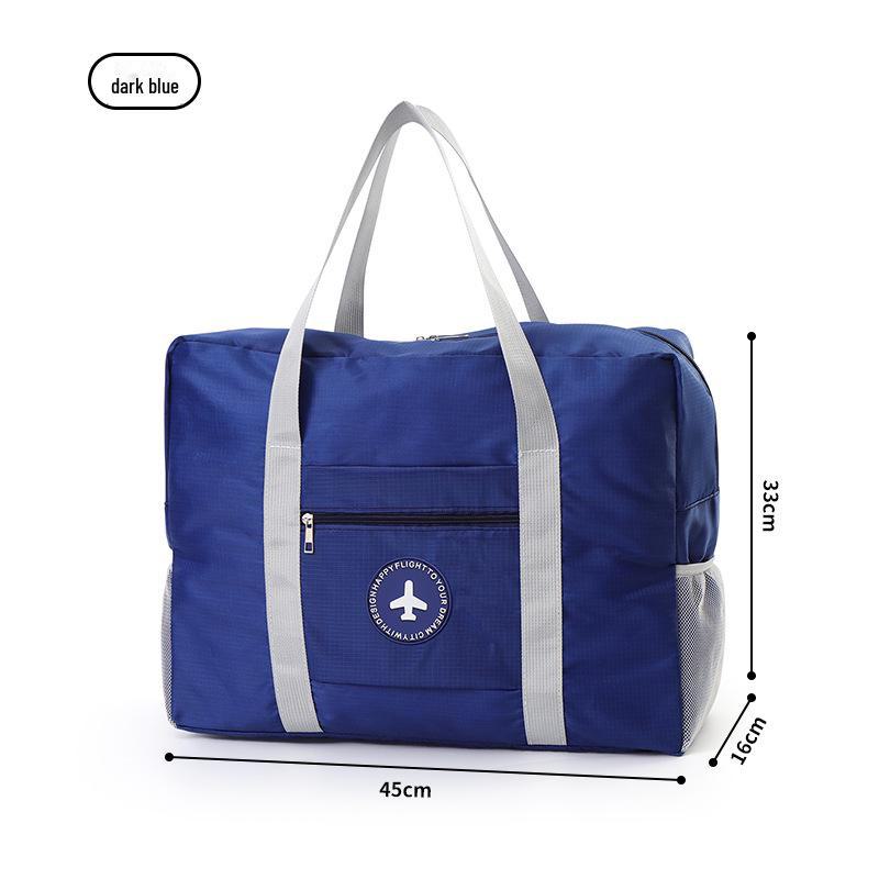 

Водонепроницаемая дорожная сумка для хранения вещей: Портативные, вместительные органайзеры для одежды и чемоданов темно-синий