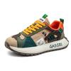 Men's shoes spring and summer new platform dad shoes men's trend color matching low-top sports and leisure shoes mesh breathable shoes