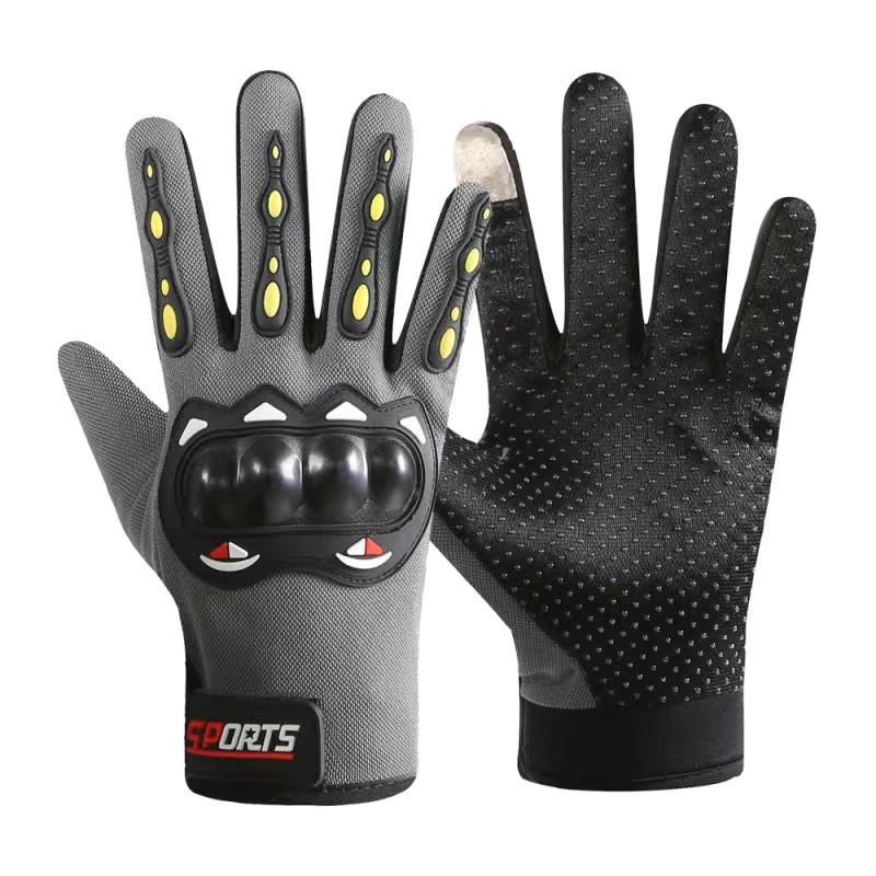 Full Finger Motorcycle Riding Gloves Men Women Outdoor Sports Breathable Protective Gear All Season
