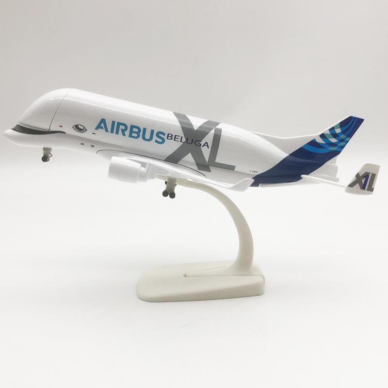 42cm Resina Fundición a Presión 20cm A330 Beluga Airlines Avión 1:Avión a Reacción Escala 1:50 Bahía de Carga Abrible Modelo de Aeronave Colección para el Hogar