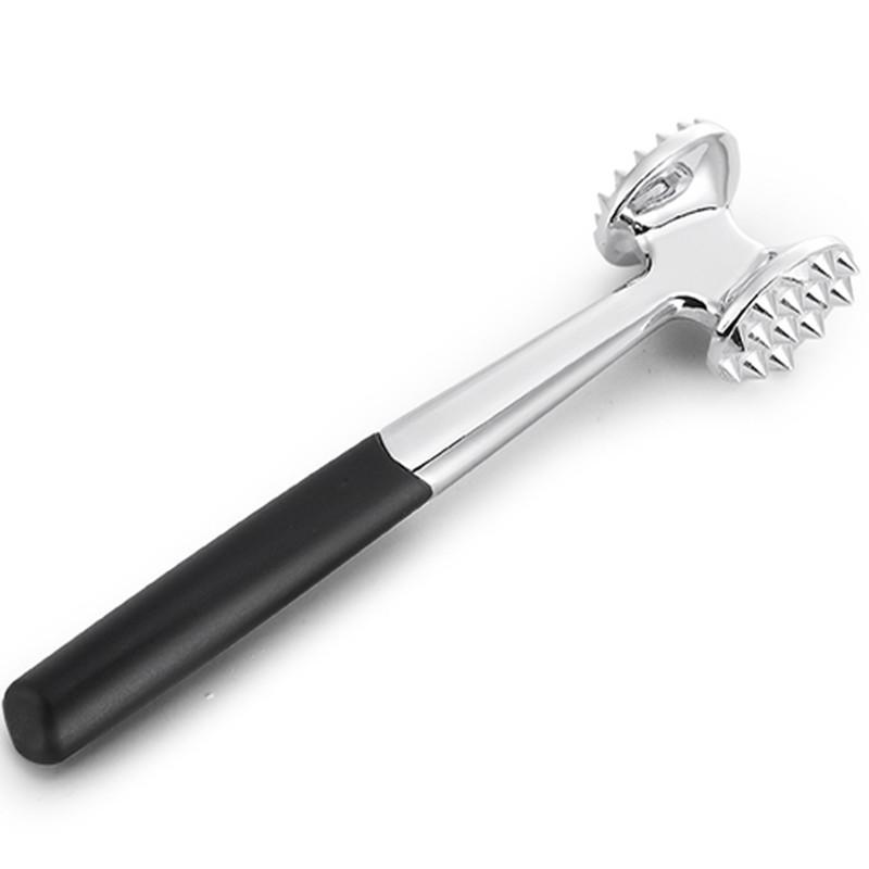 Zinc Alloy Double-Sided Meat Tenderizer Hammer Food-Safe Kitchen Tool for Pork Chops Steak Western Cuisine Tenderizer Hammer 4