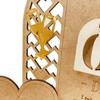 1Set Wood Wedding Countdown Calendar Holiday Birthday Decoration for Indoor Outdoor Garden Yard Decoration Crafts