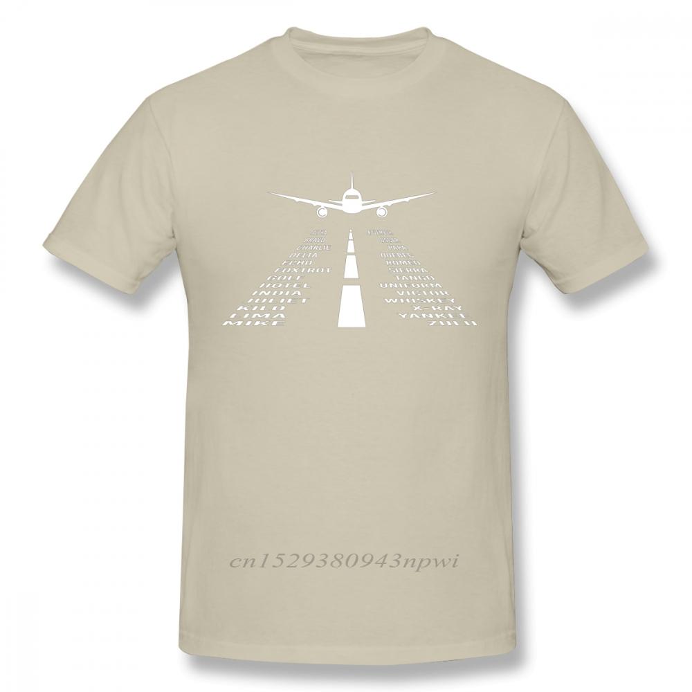 Novelty Airplane Phonetic Alphabet Pilot Gift T Shirt Fashionable Streetwear T Shirt Organic Cotton Camiseta
