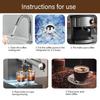 Metal Coffee Ice Maker Cube with Support Cooling Coffee Cube Gold Coffee Ice Cube Metal Texture Ice Coffee Sphere
