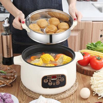 "110V Multifunction Electric Cooker & Non-stick Frying Pan for Dorms, with Smart Reservation"