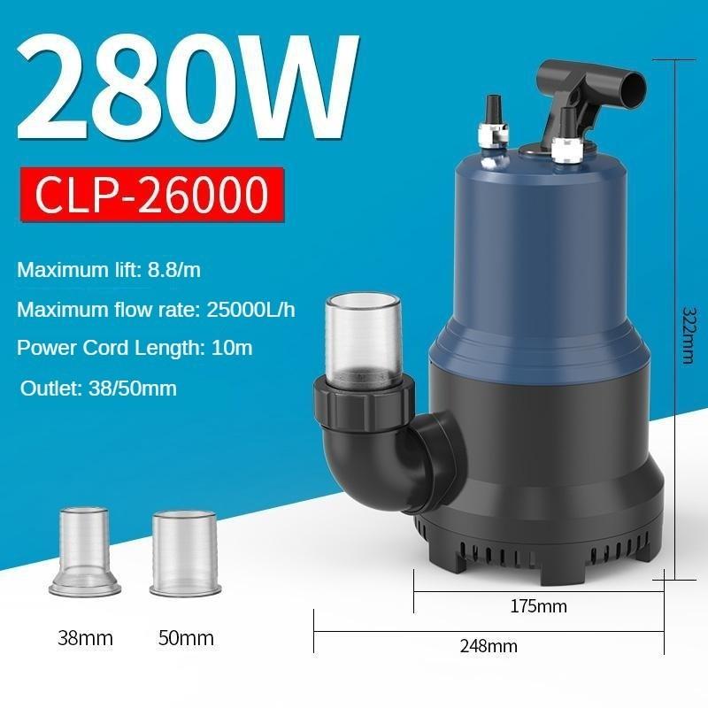 Large Flow Variable Frequency Submersible Pump Aquarium Specific Vertical Pump Fish Pond Silent Pumping Pump