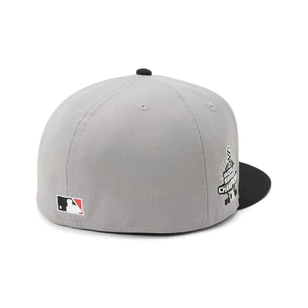 Cap 59FIFTY 14562005 NER35C4087 CWS Grey ONSPOTZ Special Order SIDE PATCH 2Tone MLB Chicago White Sox SOX MLB Flat Visor Unisex Sun Protection UV Care