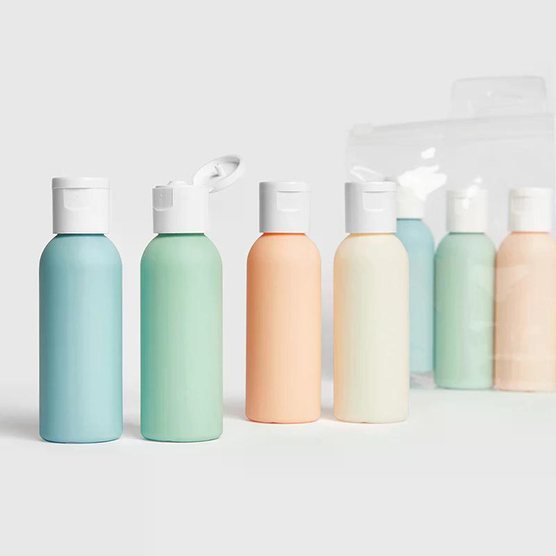 4Pcs/Bag 60ml Washing Care Set Proof Refillable Packing Liquid Container Empty Travel Bottle For Travel Size Tubs Accessorie