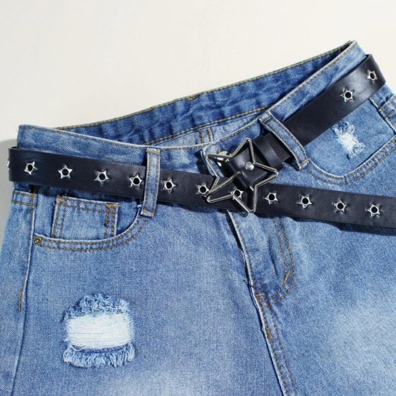 Unique Waist Belt Unique Star Simple Buckle for Stage Dancers Costume Jewelry Waist Body Jewelry Modern Buckle