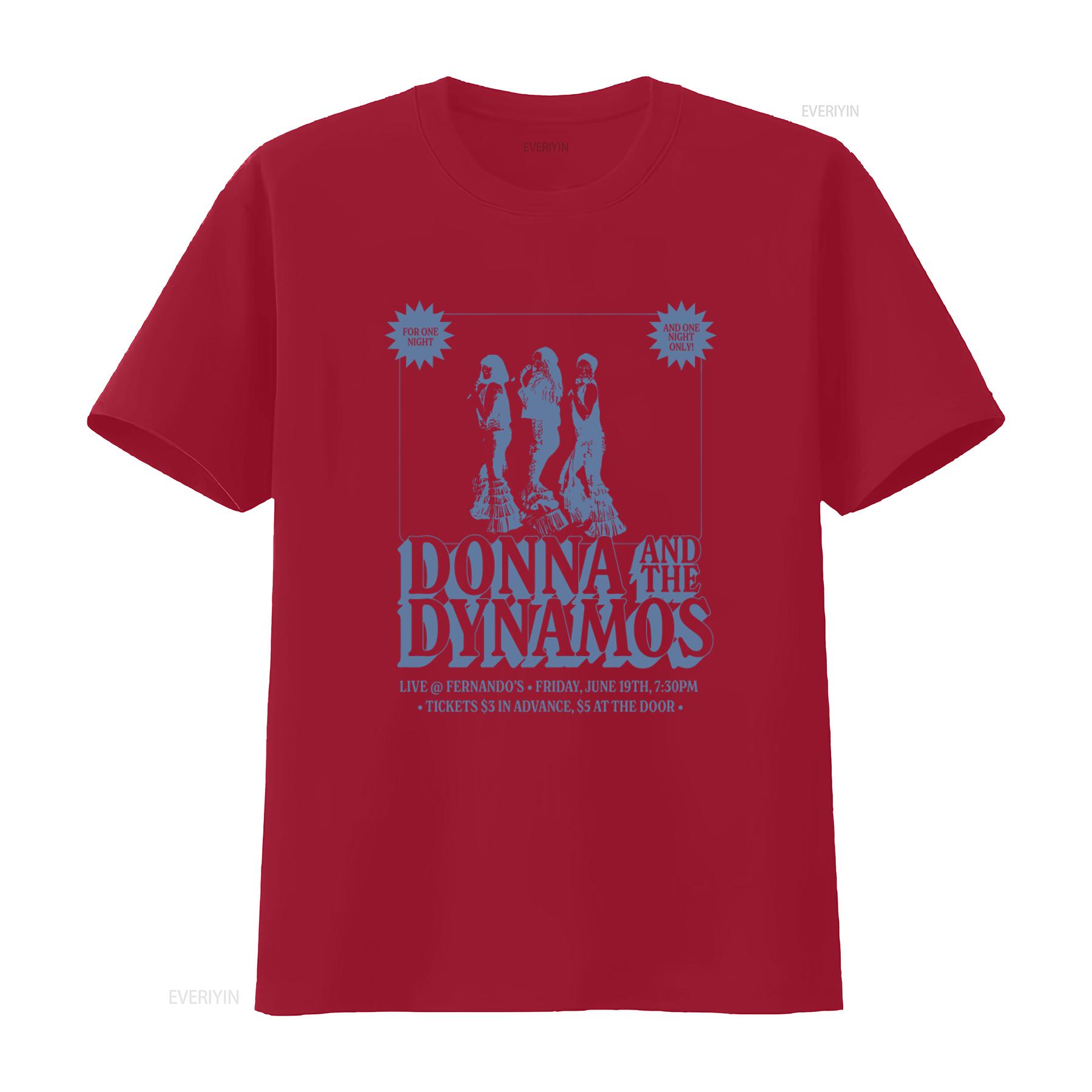 Vintage Donna And The Dynamos One Night Only Concert T Shirt Retro Band Design Perfect for Music Lovers vintage Washed S