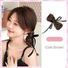 Fake Hair Braided Chignon Ribbon Bow Hair Clip Bun Fashion Hair Donut Bun  Girls