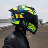 Jiekai Electric Motorcycle Helmet Men's and Women's Full Helmets Double Lenses Full Overlay Street Car Bluetooth Universal in All Seasons