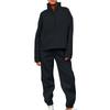 Summer Women's Color Long-sleeved Top Casual Elastic Zipper Pocket Trousers Sports Exercise Casual Loose Soft Two-piece Suit