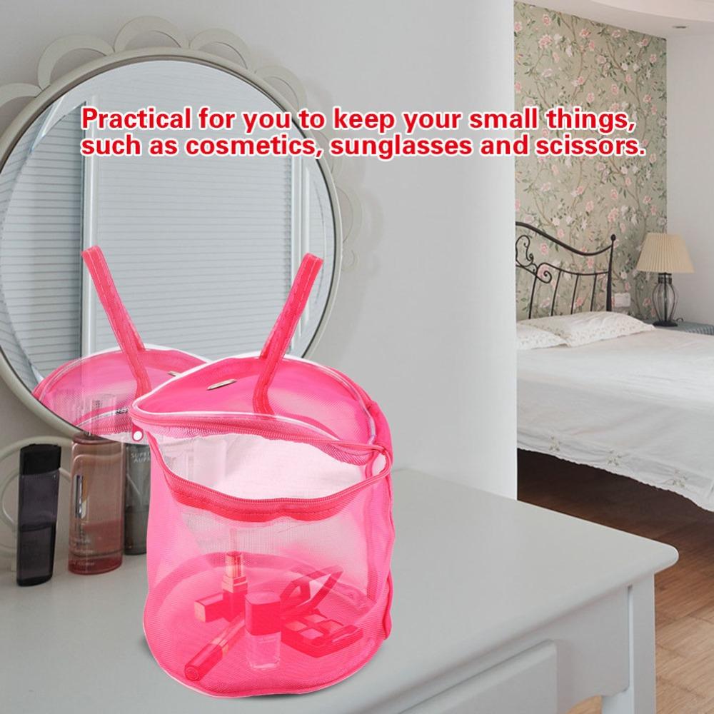 Mesh Mesh Yarn Storage Bag Cylinder Lightweight Portable Storage Bag Multi-Purpose Durable Yarn Storage Box Knitting Projects