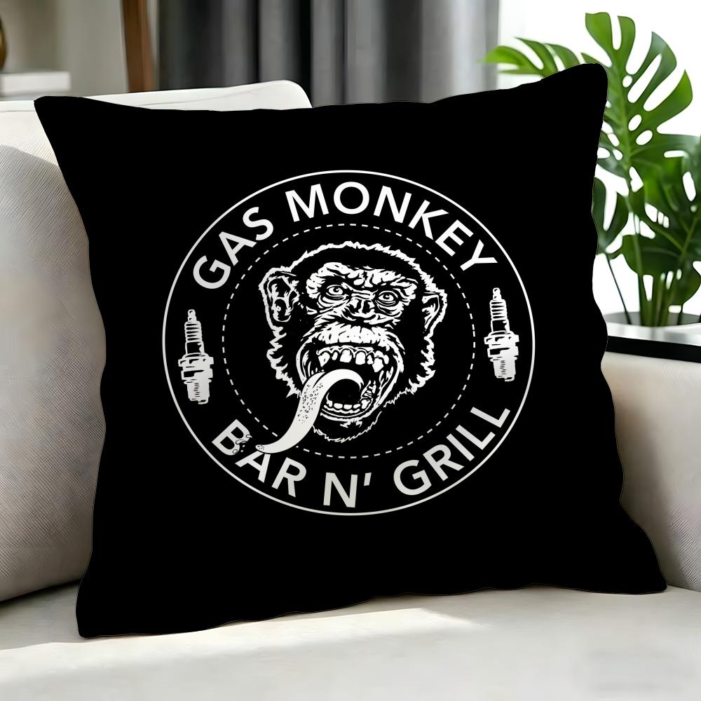 Brand GGas Monkey Garageed Cushion Cover Cushion Cover Set Pcs x x x Pillowcase Decorative Sofa Home Decor