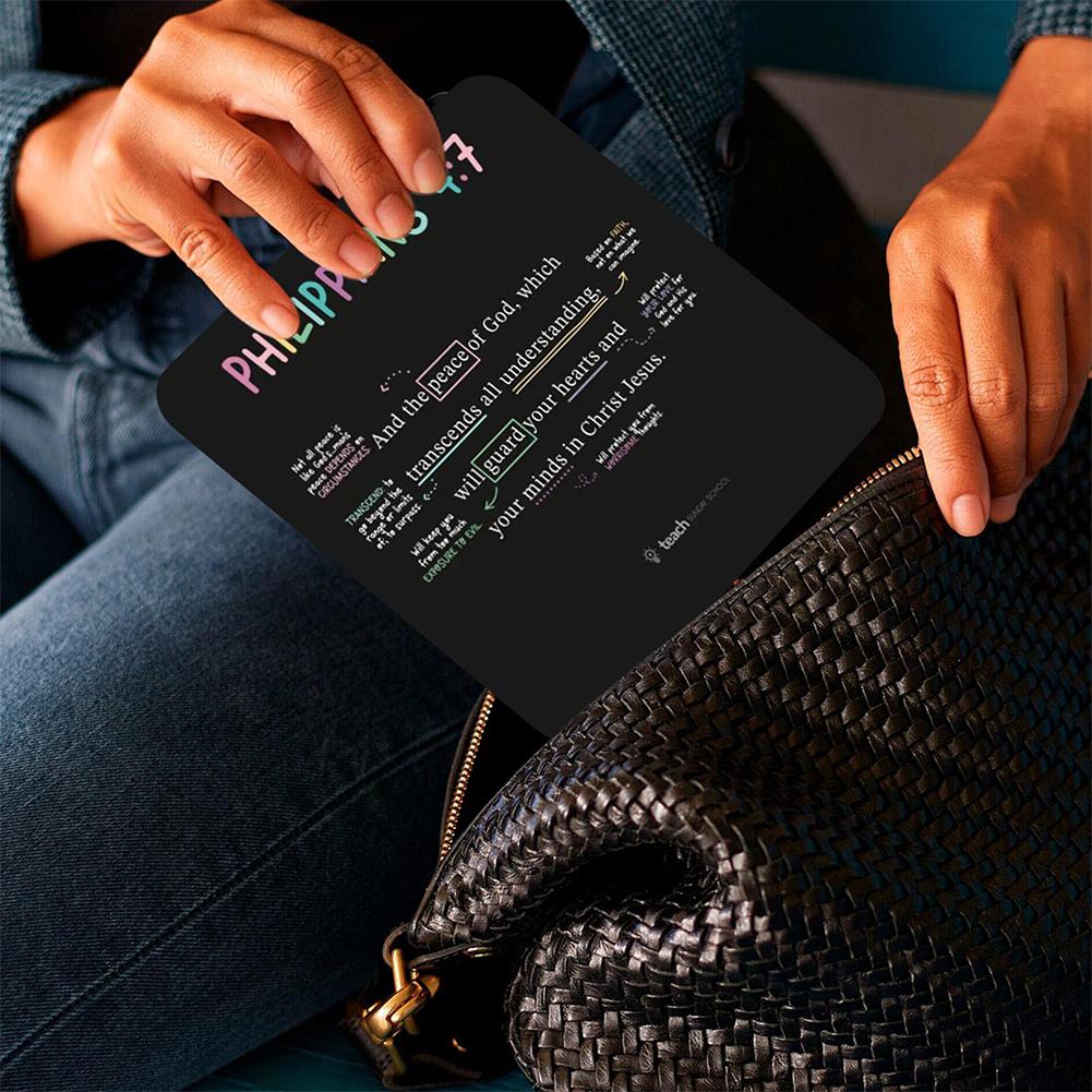 52Pcs Scripture Cards Prayer Cards Decorative Inspirational Cards Motivational Scripture Positivity Card Bible Study Supplies