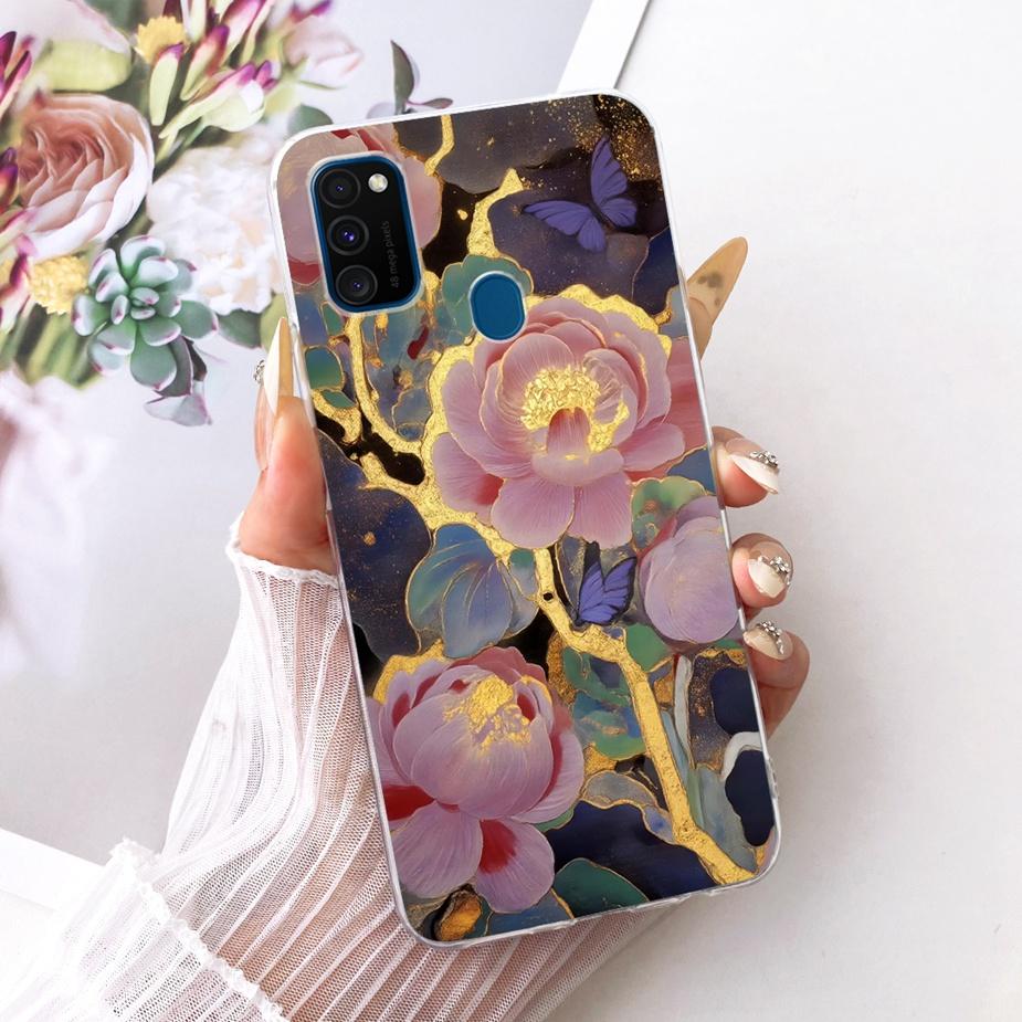For Samsung Galaxy M21 Case SM-M215F New Fashion Painted Cover Soft Silicone Case For Samsung M21 2021 M 30 s Galaxy M30s Fundas