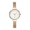 Women'S Japanese Simple Wind Calendar Watch Temperament Light And Small Mesh Belt Watch