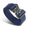 BQ105 Tactical Stepless Inspected In Japan [KASSAI] One-Touch Belt, 3.8cm Wide, Nylon, Adjustment, (Navy)