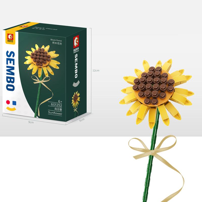 Blocuri de construcție Buchet de flori eterne compatibile cu blocuri de construcție asamblate Lego Jucării Pentru