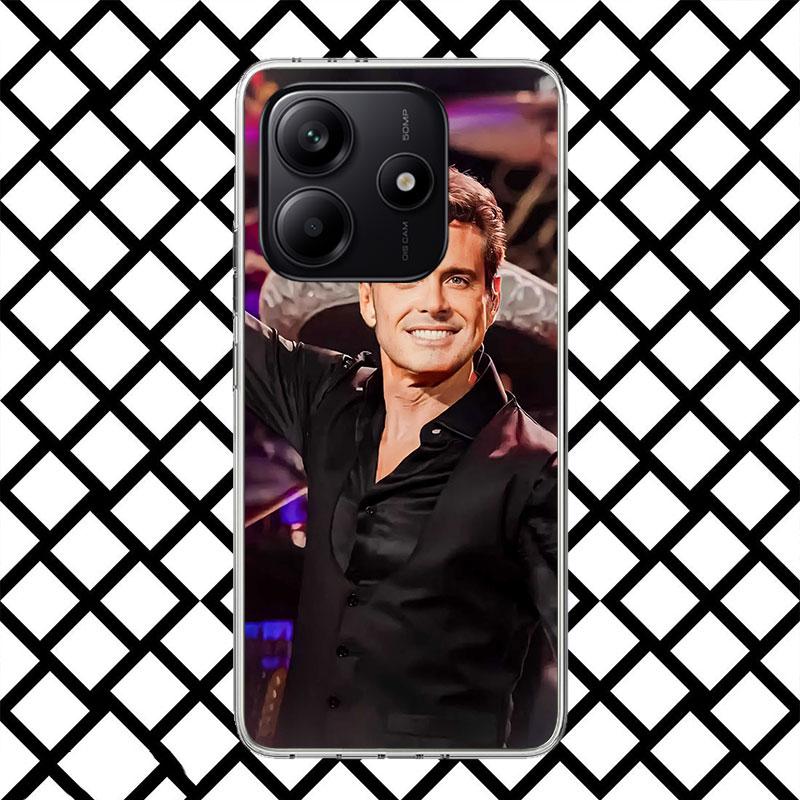 L-Luis M-Miguel Singer Phone Case for Xiaomi Redmi Note 15 14 14S 13 12 12S 11 Pro Plus 11E 11T 11S 10S 5G Soft Cover Fundas Red