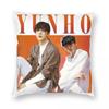 Seonghwa 90s Ateez Kpop Band Pillowcase Printed Polyester Cushion Cover Decoration Pillow Case Cover Home Square 45*45cm