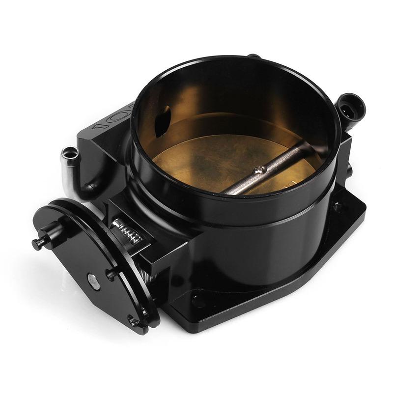 RASTP - High Flow Billet Aluminum 92mm/102mm Throttle Body For LS1 LS2 LS3 LS6 LSX Car Modification Parts Black/Silver RS-THB001