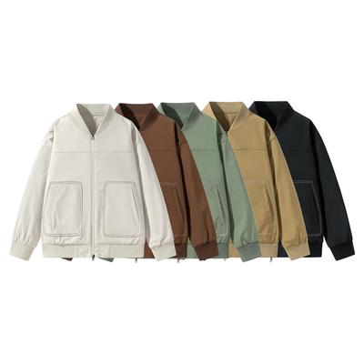 Men's American Retro Jacket Men's Trendy Brand Jacket Spring and Autumn New Versatile Loose Pilot Men's Baseball Uniform