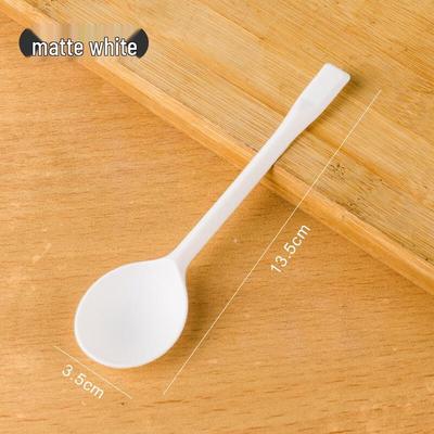 ZISIZ Disposable Plastic Soup Spoon
