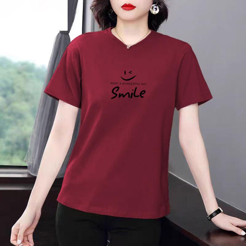 2026 Women's Summer Loose Short-Sleeve T-Shirt: Thin, Belly-Covering, Versatile Top
