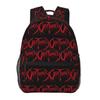 Nachruf Todesursache Blut Logo Rucksäcke Jungen Mädchen Schultasche Kinder Schultaschen Cartoon Laptop Rucksack Umhängetasche