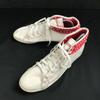Adidas Vibesurround High Cut Sneakers 25 Women White red(USED)