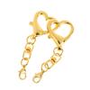 5/10Pcs Heart Lobster Clasp Chain Connector For Diy Jewelry Making Findings Key Chain Accessories