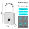 Waterproof Smart Fingerprint Padlock: Rust-Proof, Electronic, Anti-Theft Lock for Outdoor Use